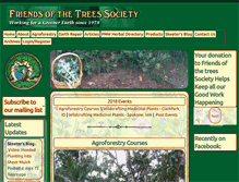 Tablet Screenshot of friendsofthetrees.net